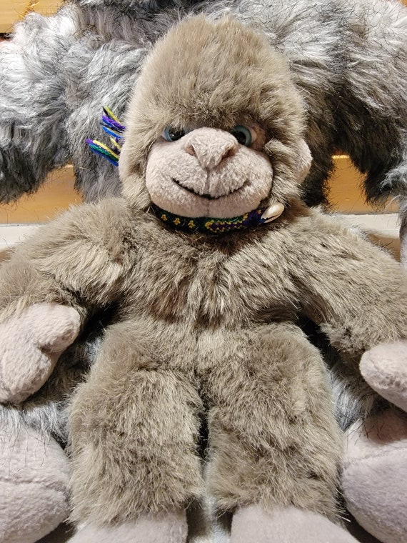 Yeti Sears Plush Vintage 1994 Zeke O'connor Gray Stuffed Animal