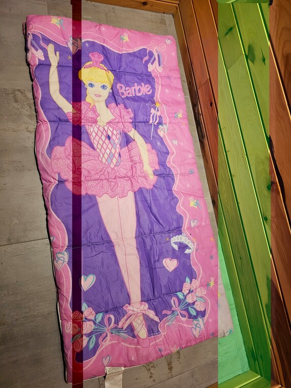Barbie Ballerina Sleeping Bag Vintage 1996 Etsy Canada