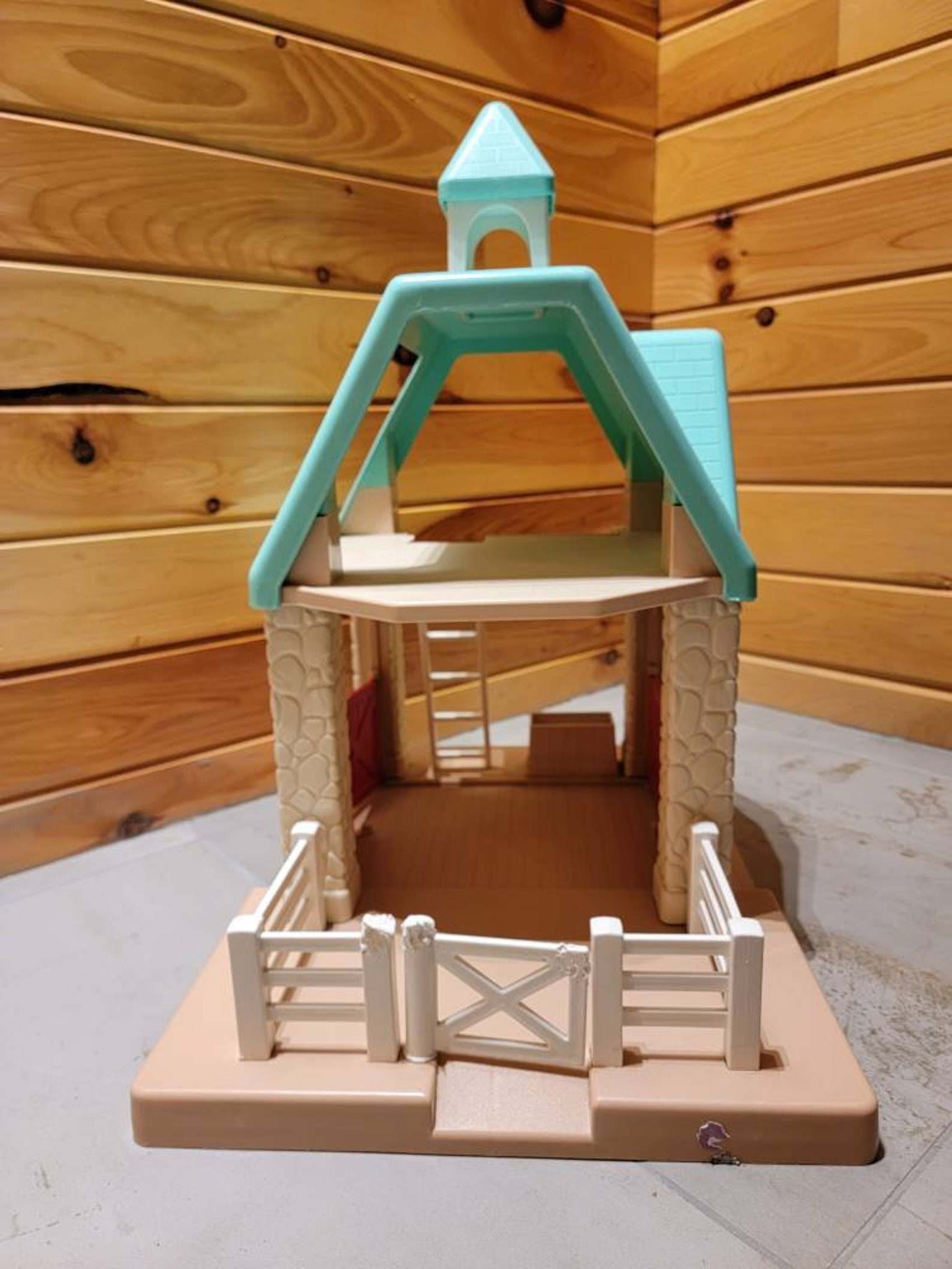 Little Tikes Horse Stable Barn Dollhouse Jockeys Horses Etsy