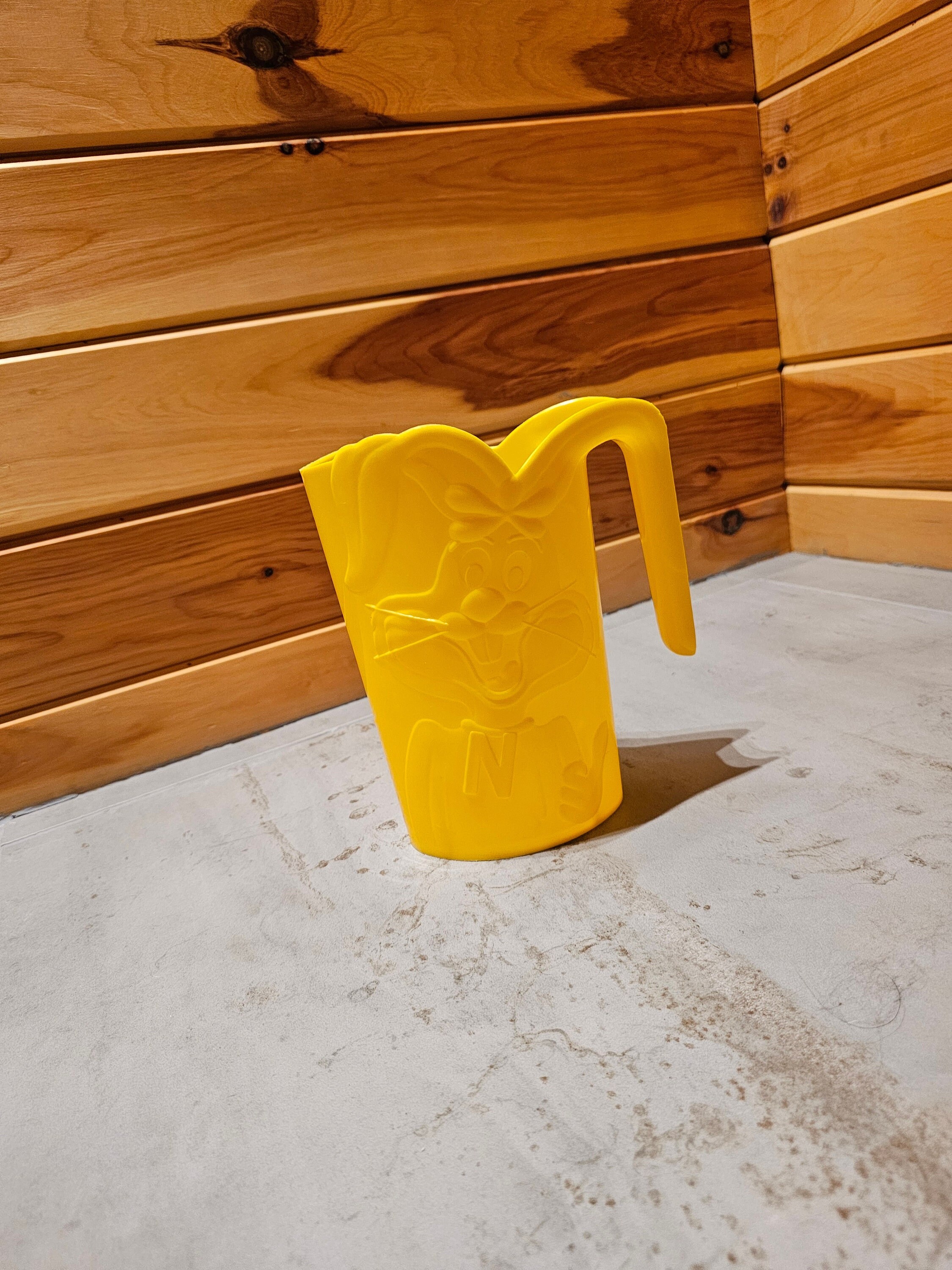 Vintage Nestle Quik Yellow Milk Bag Holder