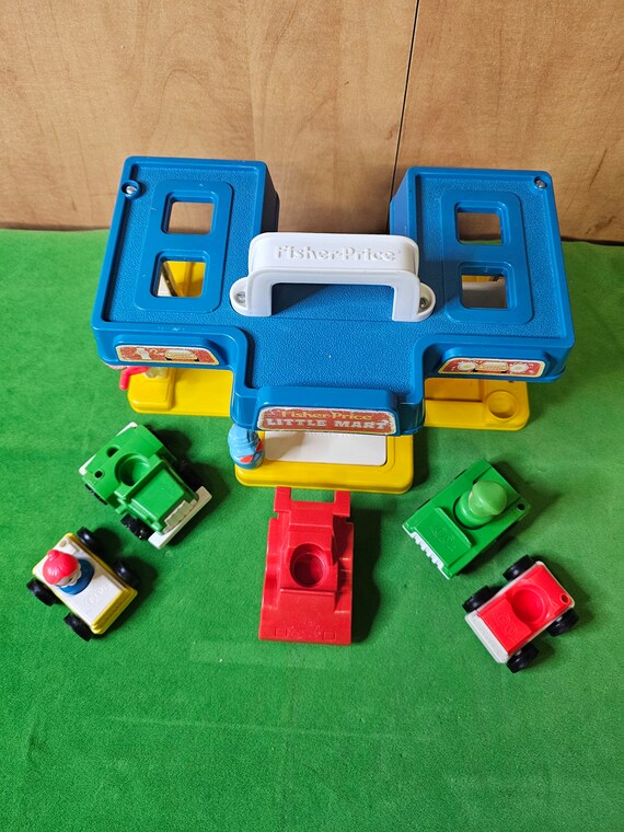 Fisher Price Vintage Little People Little Mart Car Wash Etsy Australia