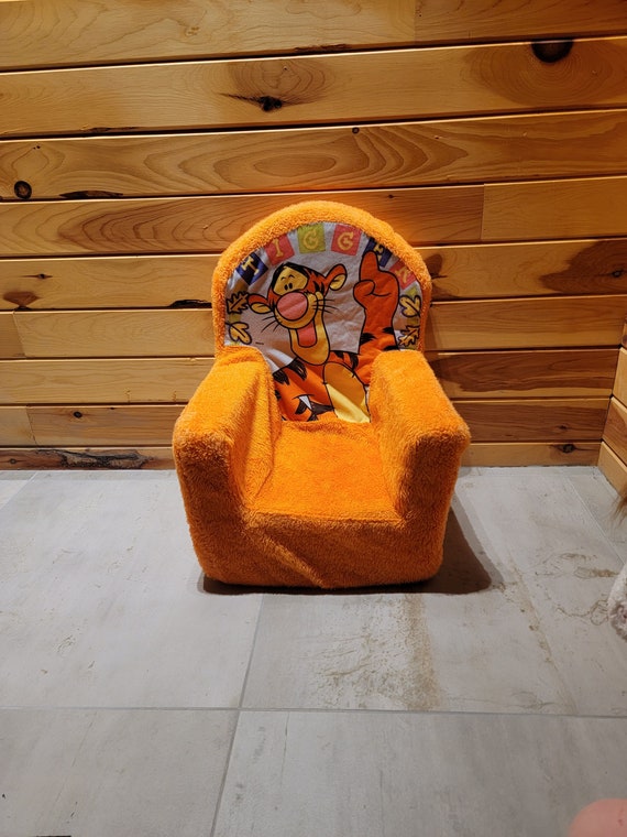 Tigrou Tigger Disney Foam Chair Vintage Orange Kid -  Norway