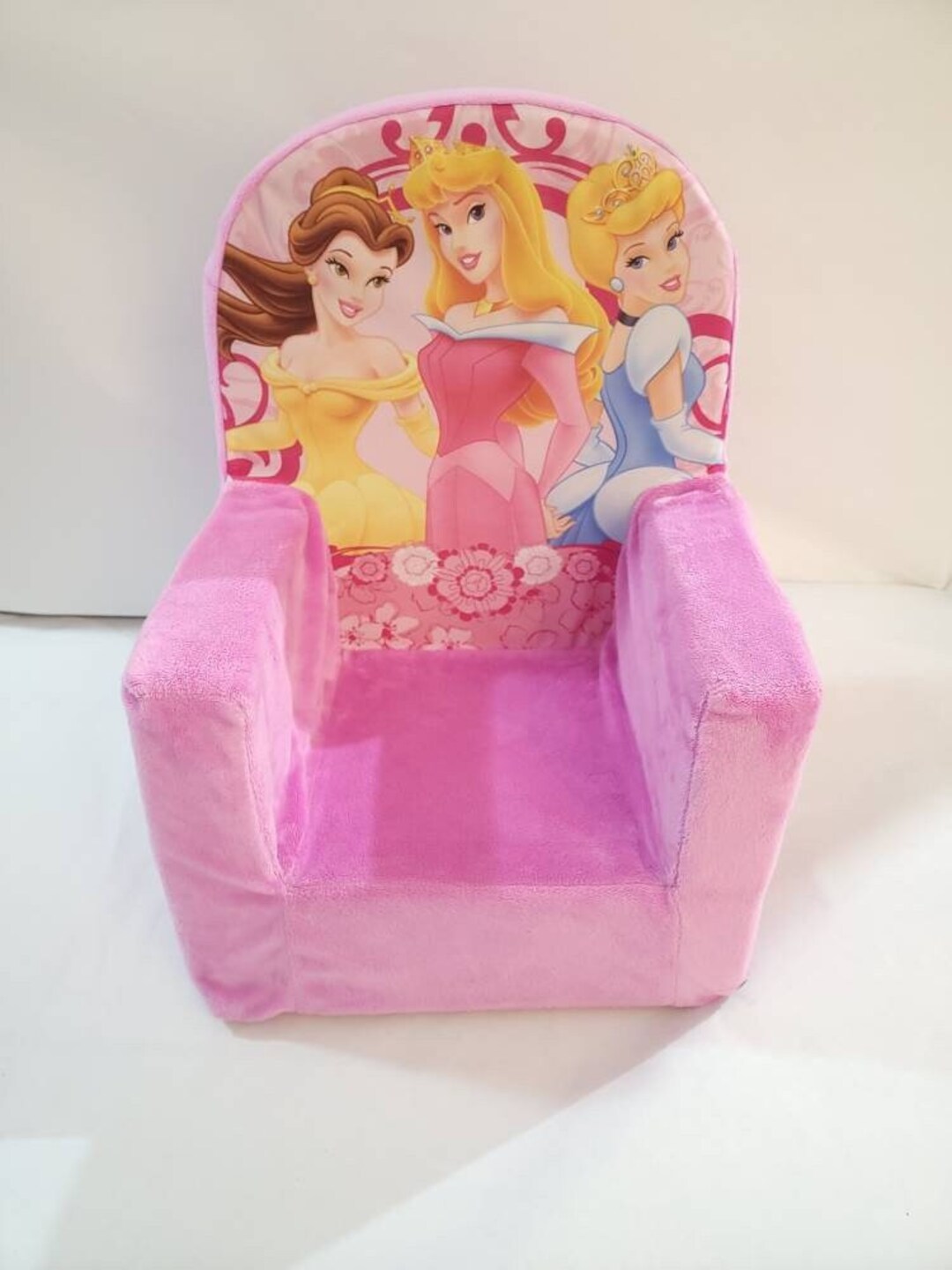 Foam Chair Princess Disney Pink Kid Etsy