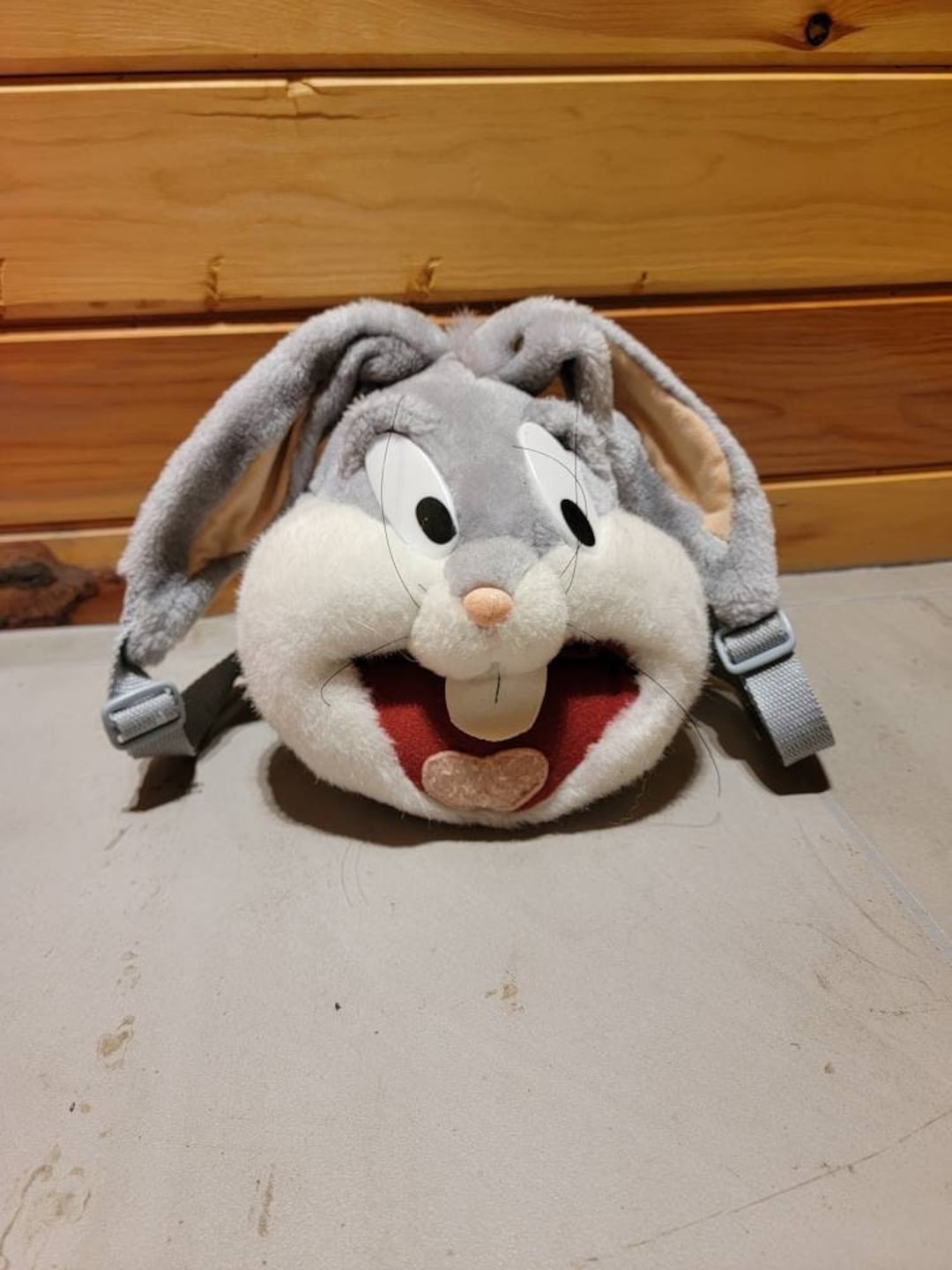 Bugs Bunny Plush Backpack Vintage 1997 Head Mini Zip Pouch - Etsy