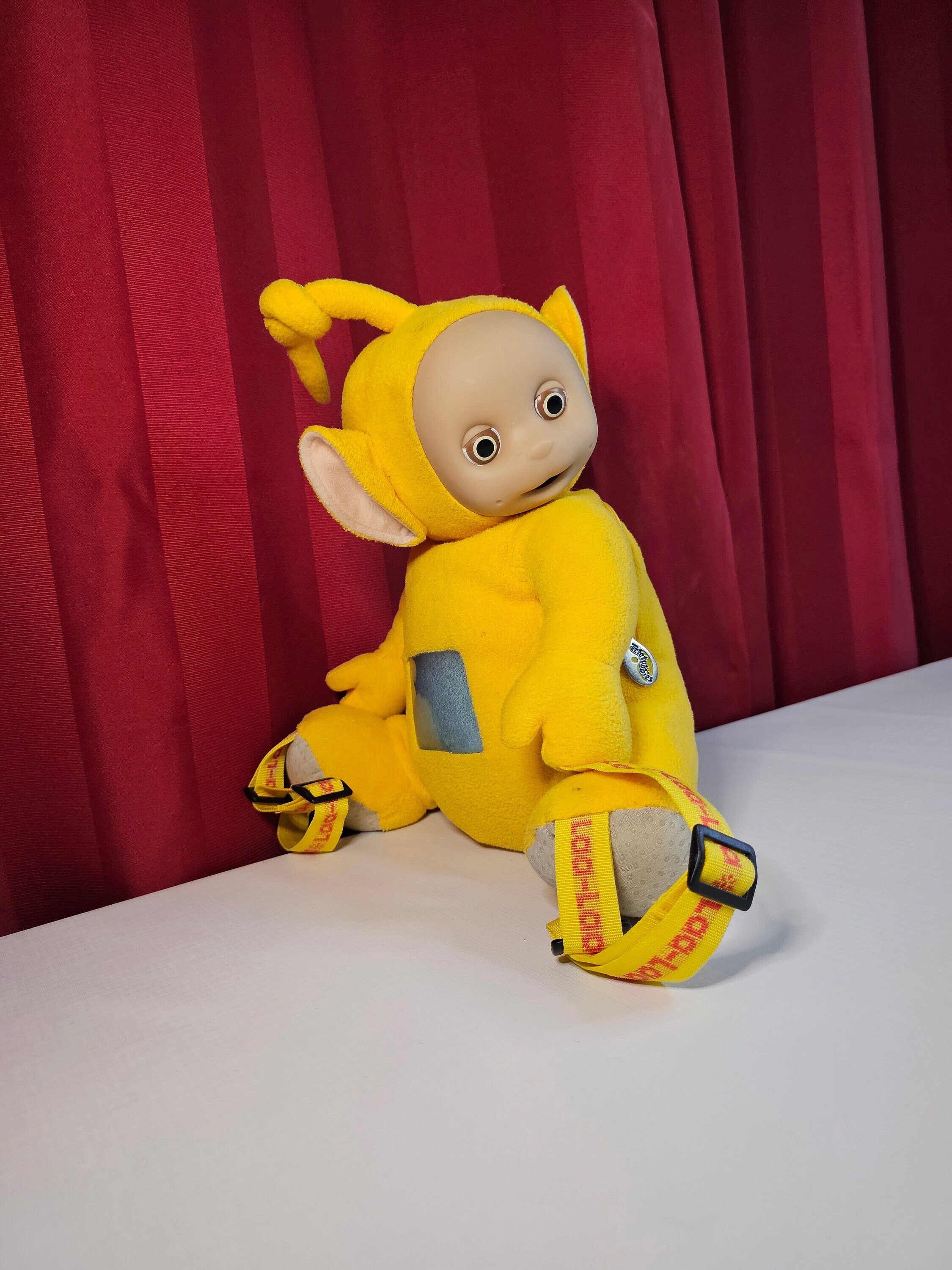Mochila Teletubbies Laa laa Vintage Amarela Etsy Portugal