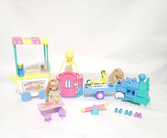 Buy Lil Kidz Doll Vintage Train Carnival Barbie Lot Online in India 