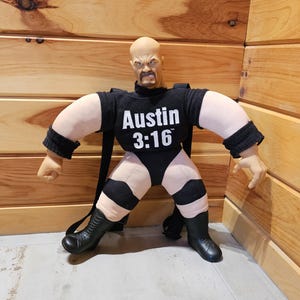 Mochila Stone Cold Steve Austin WWF/WWE Lutter Austin 3:16 Peluche