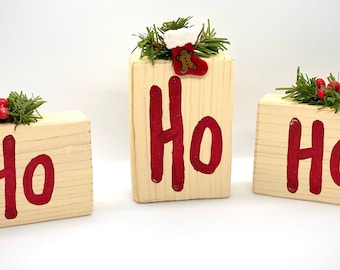 Ho Ho Ho Blocks, Wooden Blocks