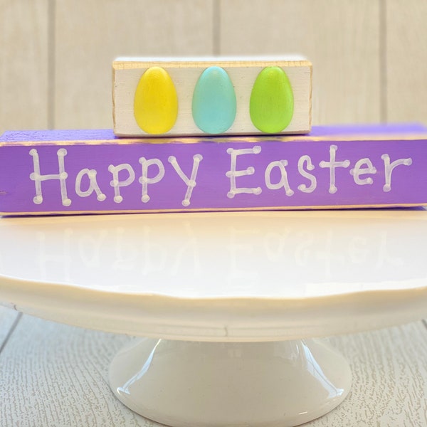 Happy Easter Blocks - Etsy