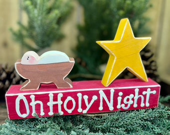 Nativity Blocks - Oh Holy Night