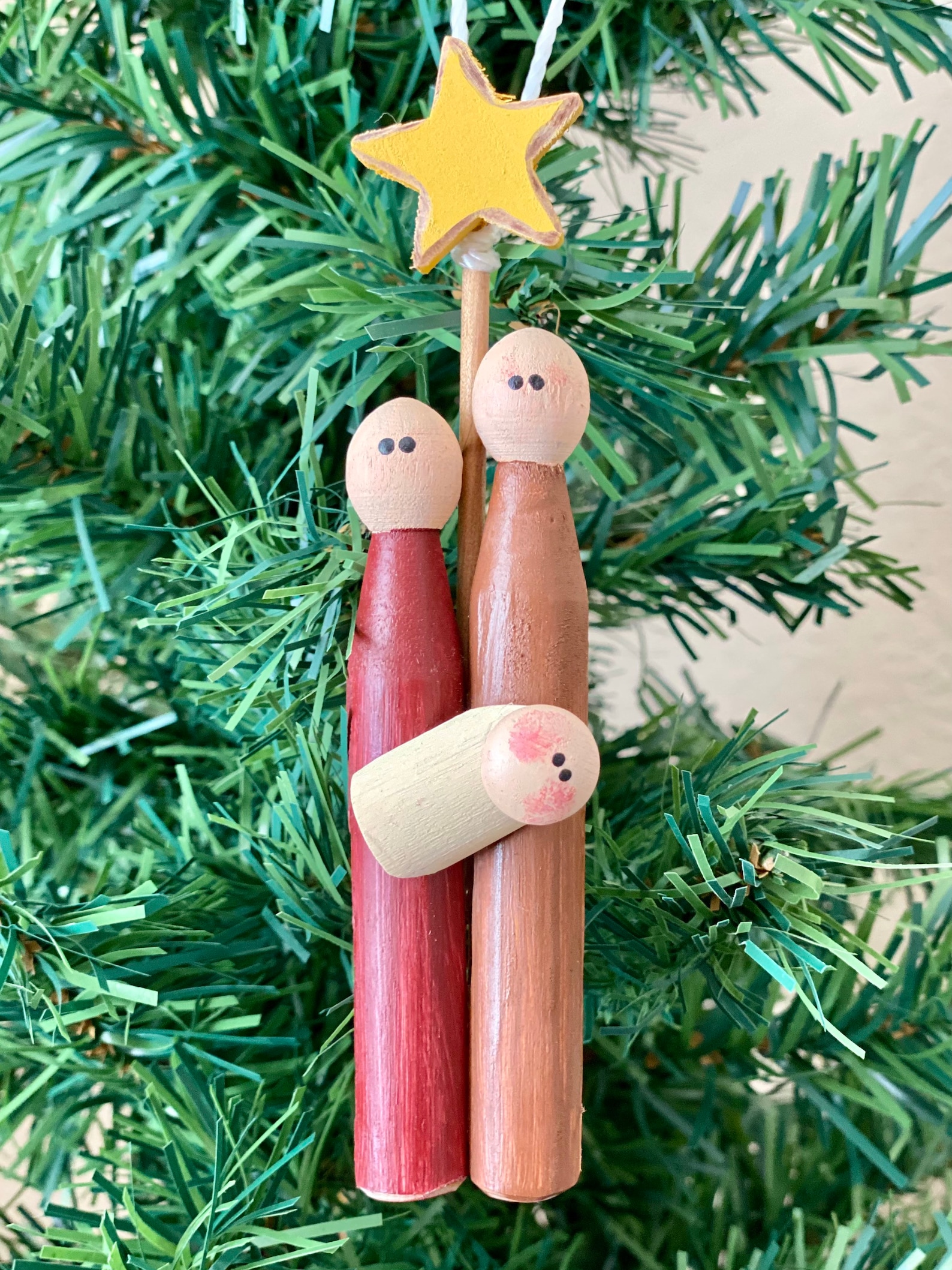 Clothespin Nativity, Wooden Clothespin Nativity Etsy