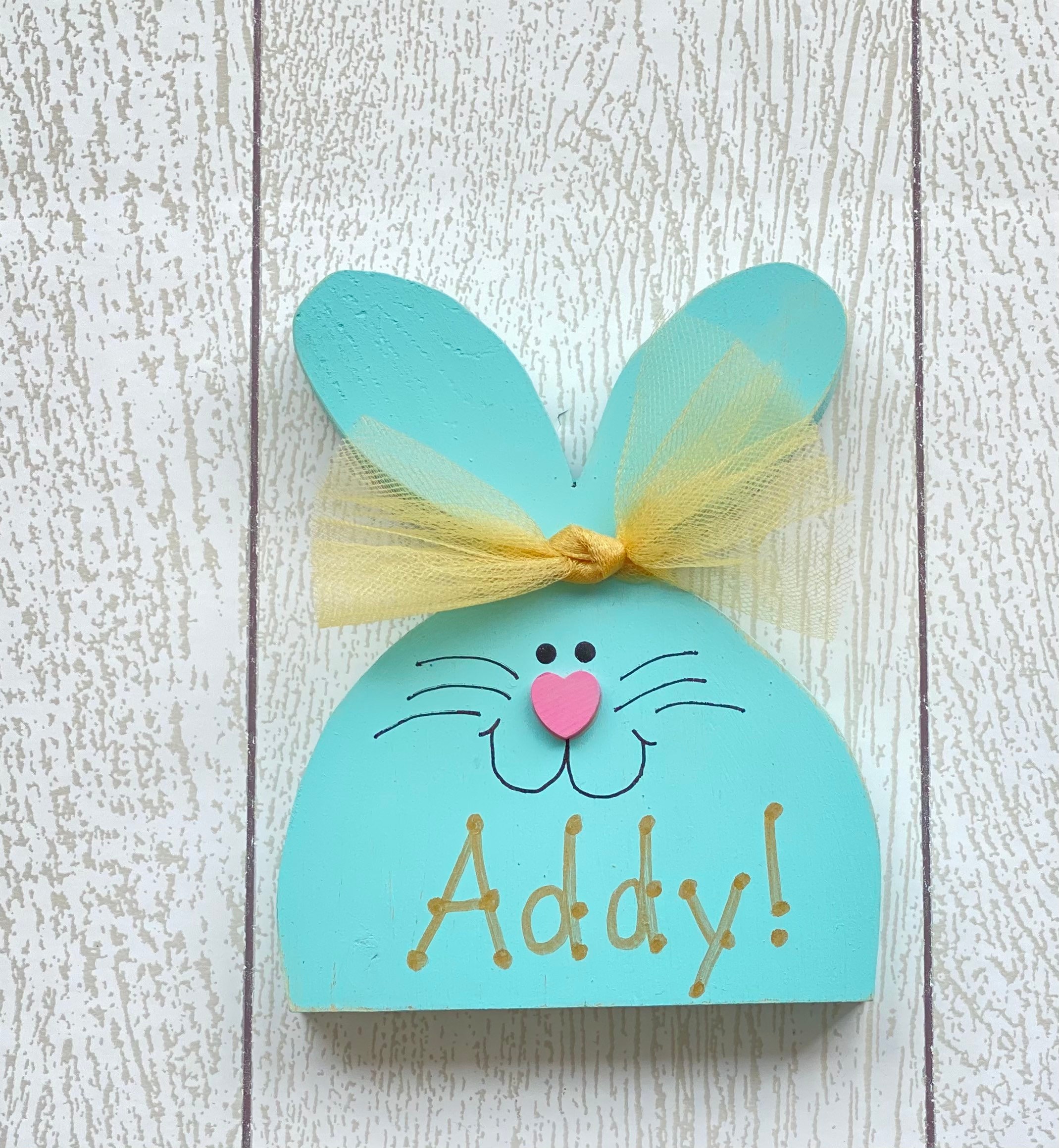 Personalized Wooden Easter Bunnies