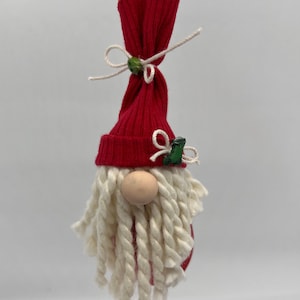 Wooden Egg Gnome Ornament