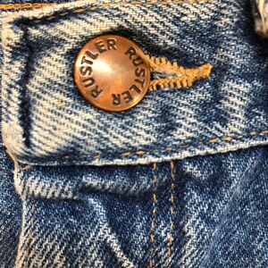 90’s Black Jean Bermuda Shorts by Rustler main image 0