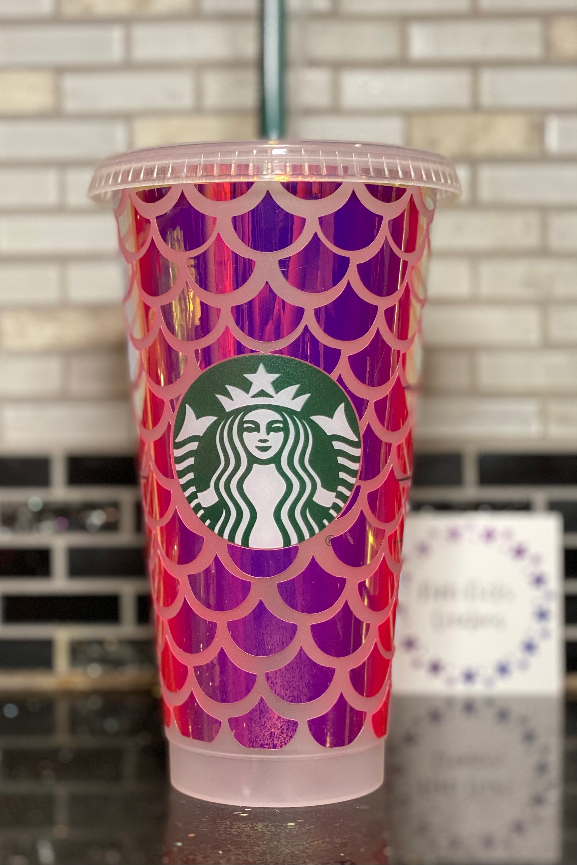 Mermaid Starbucks cup reusable Starbucks cup mermaid Etsy