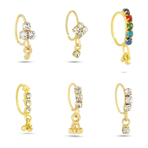 Dangle Nose Rings Etsy