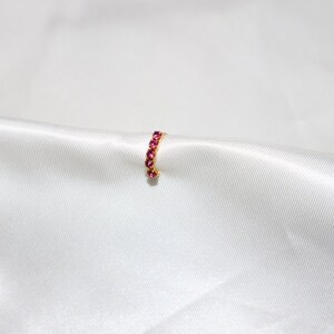 Hot Pink Nose Ring - Etsy