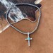 Cross Choker, Faux Navajo Pearl Choker 