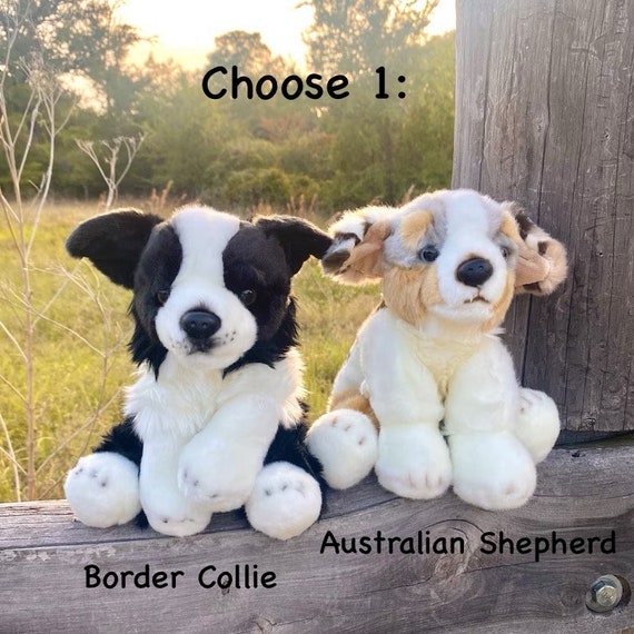 Cattle Dog Plush New Gift Plush Australian Shepherd Border Collie Plush Dog Plush Etsy