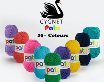 Cygnet Pato Double Knitting Yarn 100g Ball - UK SELLER