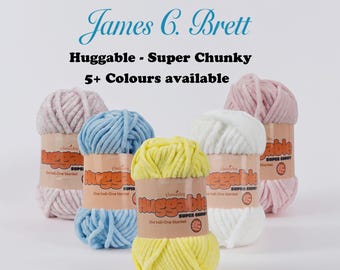 Super Chunky - Abrazable - James C Brett - Hilo para tejer y crochet de 250 g