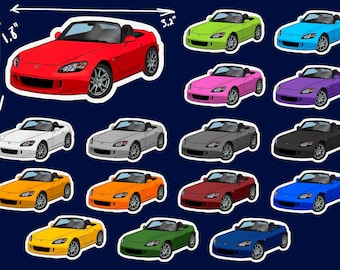 Pegatina Honda S2000: colores personalizados, ¡un gran regalo para los amantes de los autos deportivos!