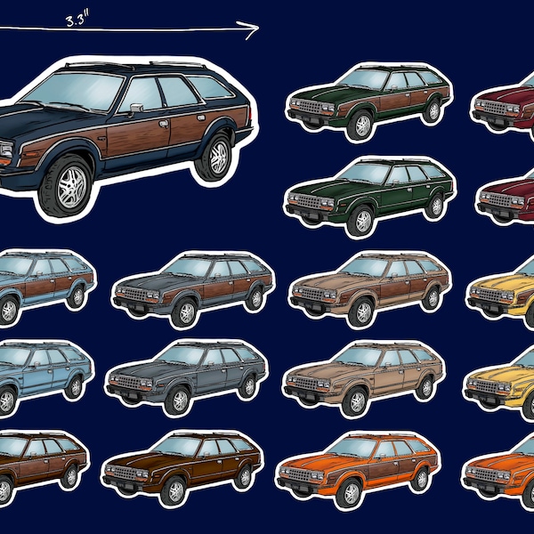 AMC Eagle Wagon Sticker