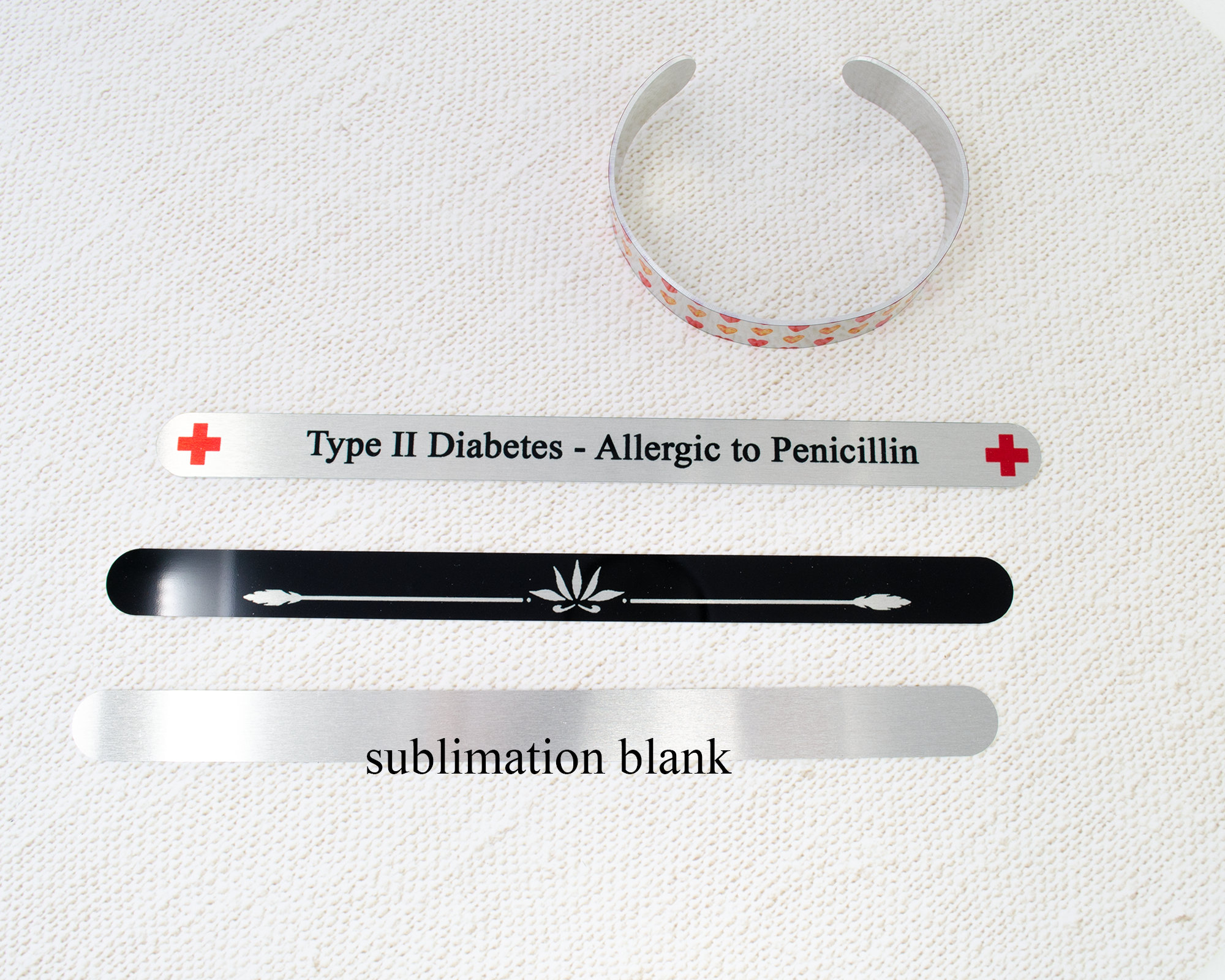 Sublimation Heart Bracelet – LA² DESIGNS