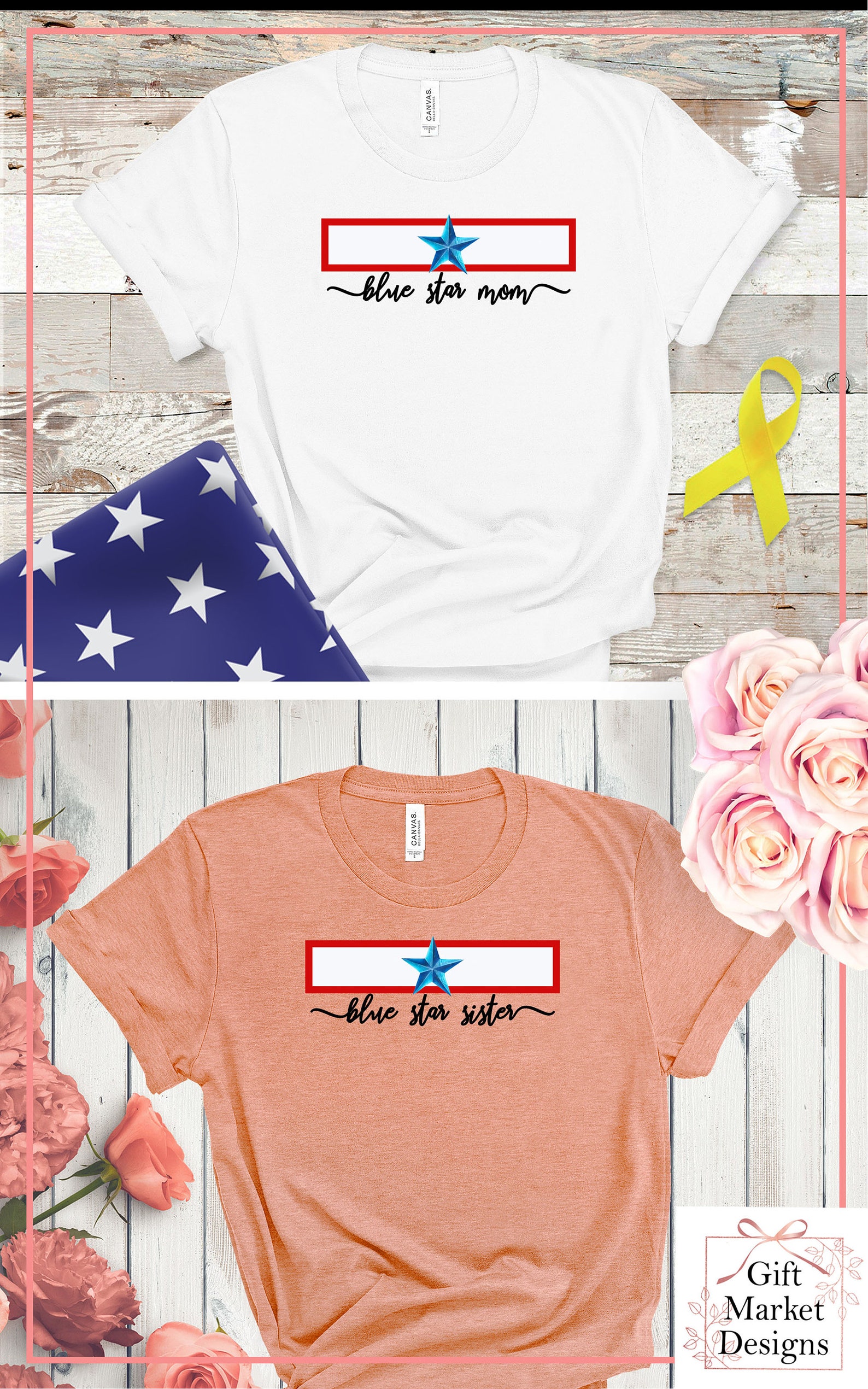 blue star t shirt