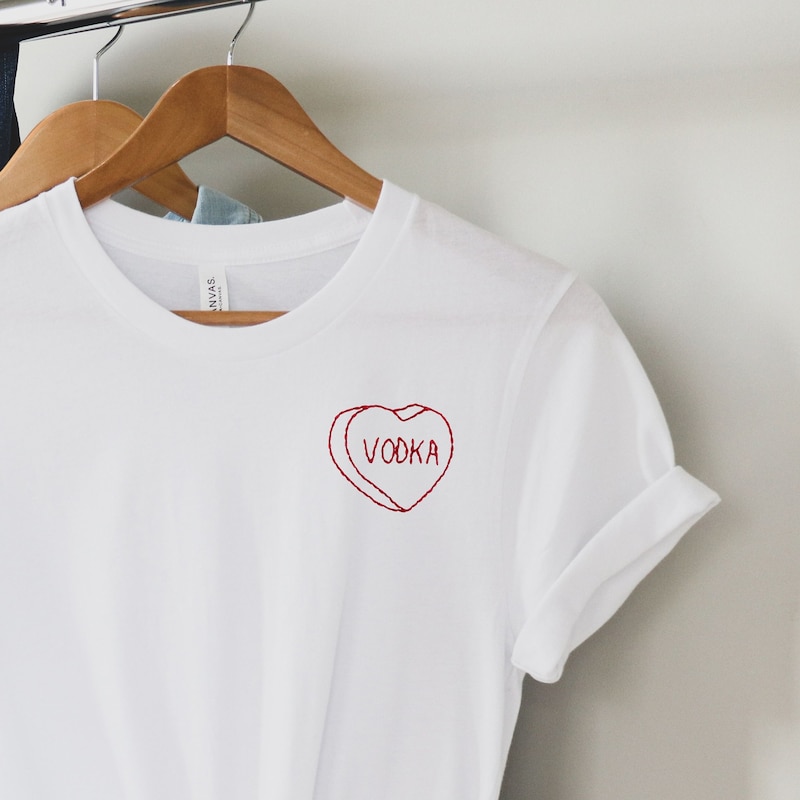 Embroidered Heart Logo T-shirt main image 0