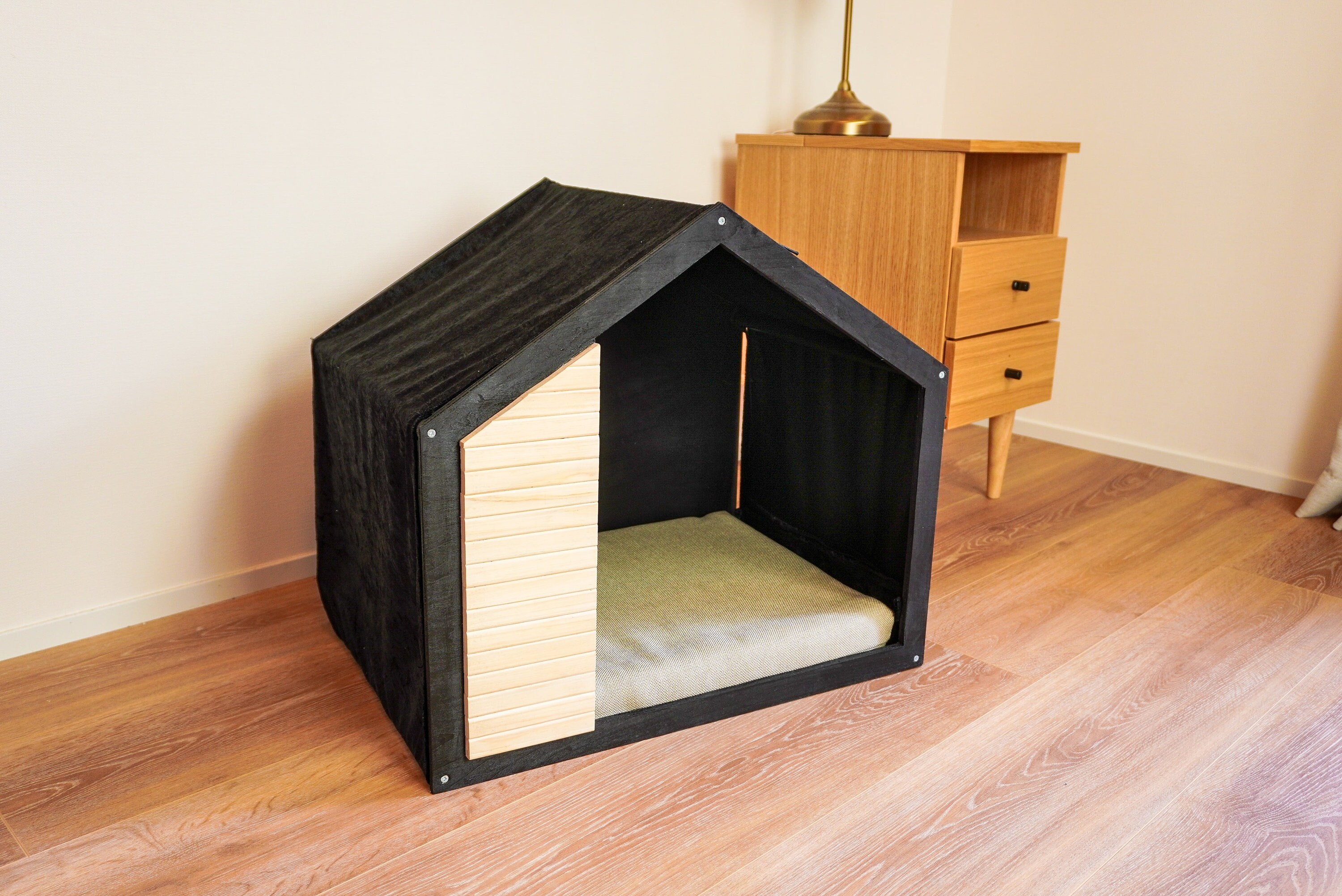 Modern Wooden Cat Kennel Designers Pet Furniture Etsy