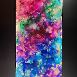 Peinture kaléidoscope à l&#39;encre d&#39;alcool