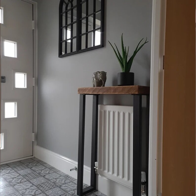 Console Table Narrow 20cm Deep Handcrafted Home Side Table - Etsy UK