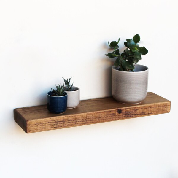 Wooden Floating Shelves Etsy UK