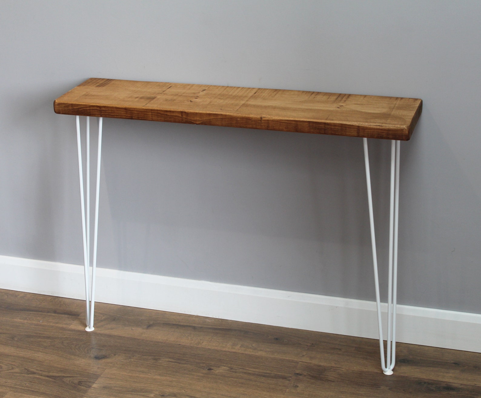 Rustic Console Table 25cm Deep Handcrafted Home Side Table Etsy