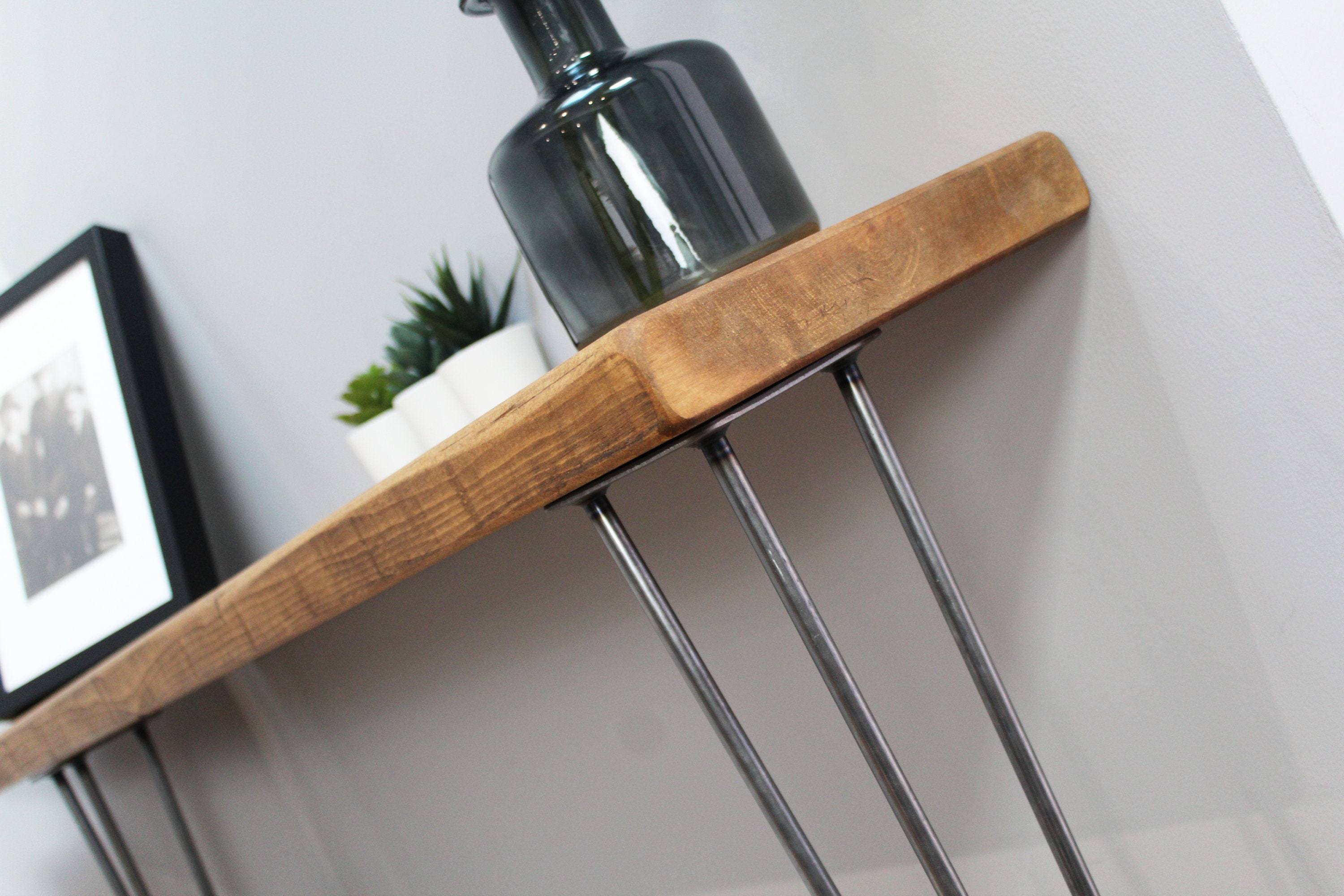 Rustic Console Table 25cm Deep Handcrafted Home Side Table Etsy UK