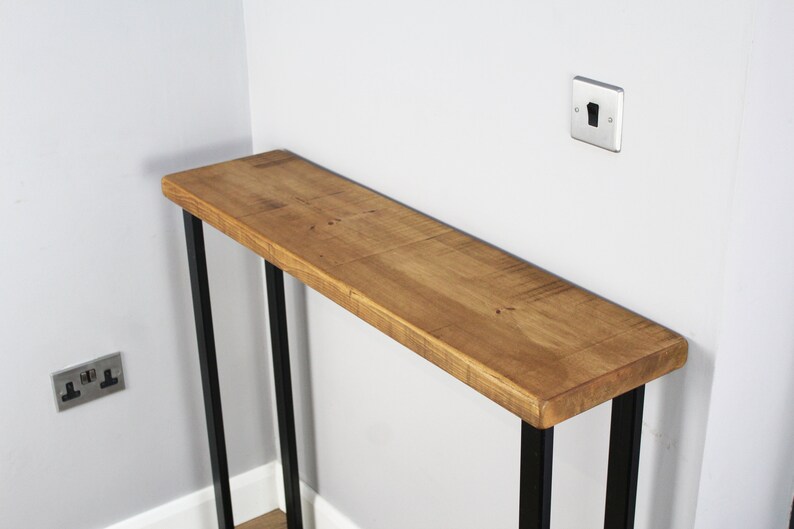 Console Table Rustic 25cm Deep Handcrafted Home Side Table Etsy Australia