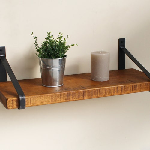 Rustic Wall Shelf Etsy