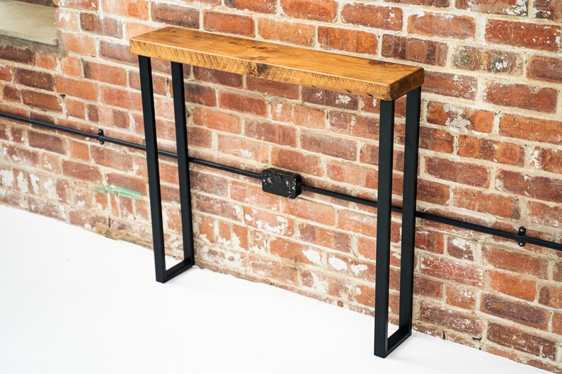 Console Table Narrow 20cm Deep Handcrafted Home Side Table - Etsy UK