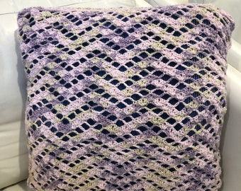 Lacy Pillow Cover Crochet Pattern