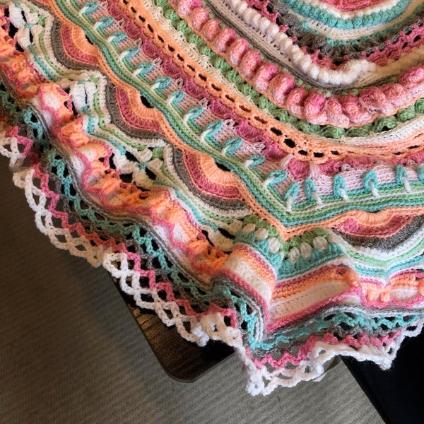 Mandala Inspired Baby Blanket