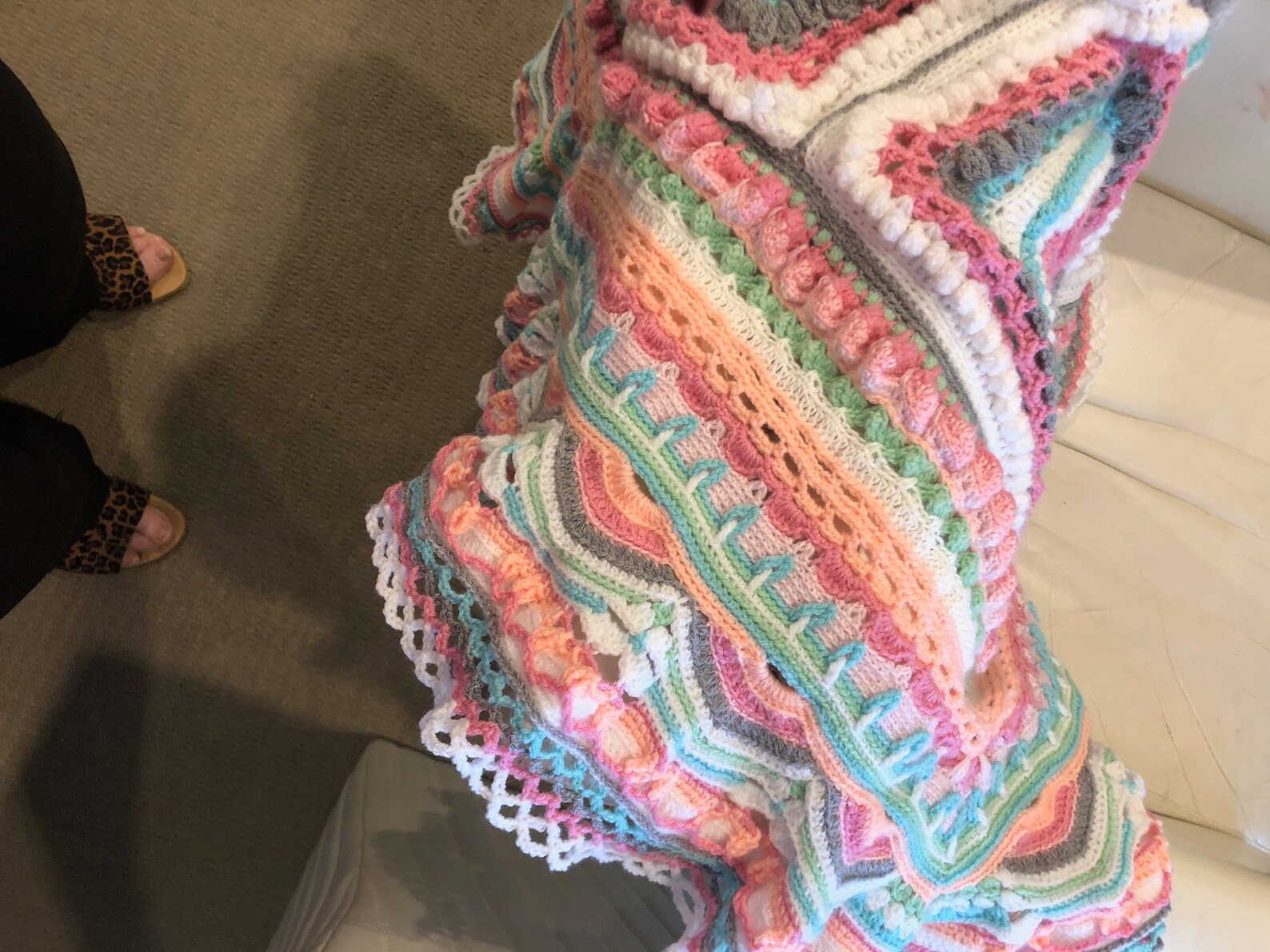 Mandala Inspired Baby Blanket Etsy