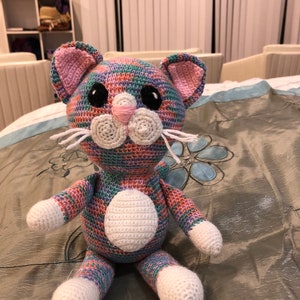 FeliciaThe Cat Amigurumi Tier Häkelanleitung, Katze Häkelanleitung, Katze Stofftier häkeln, Kuscheltier Kindergeschenk, Häkelkatze