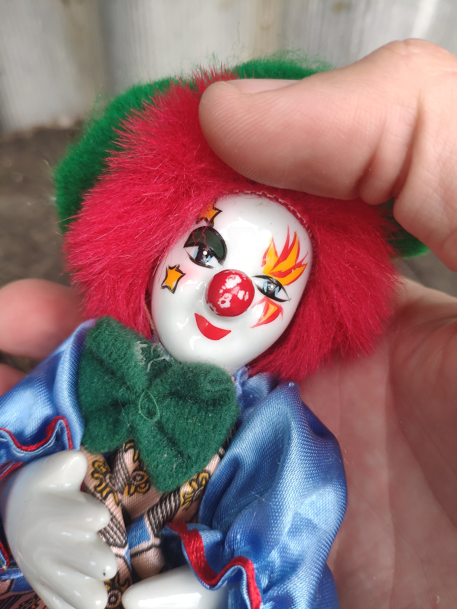 Clown Porcelain Clown Vintage Porcelain Clown Doll Soft Body Etsy
