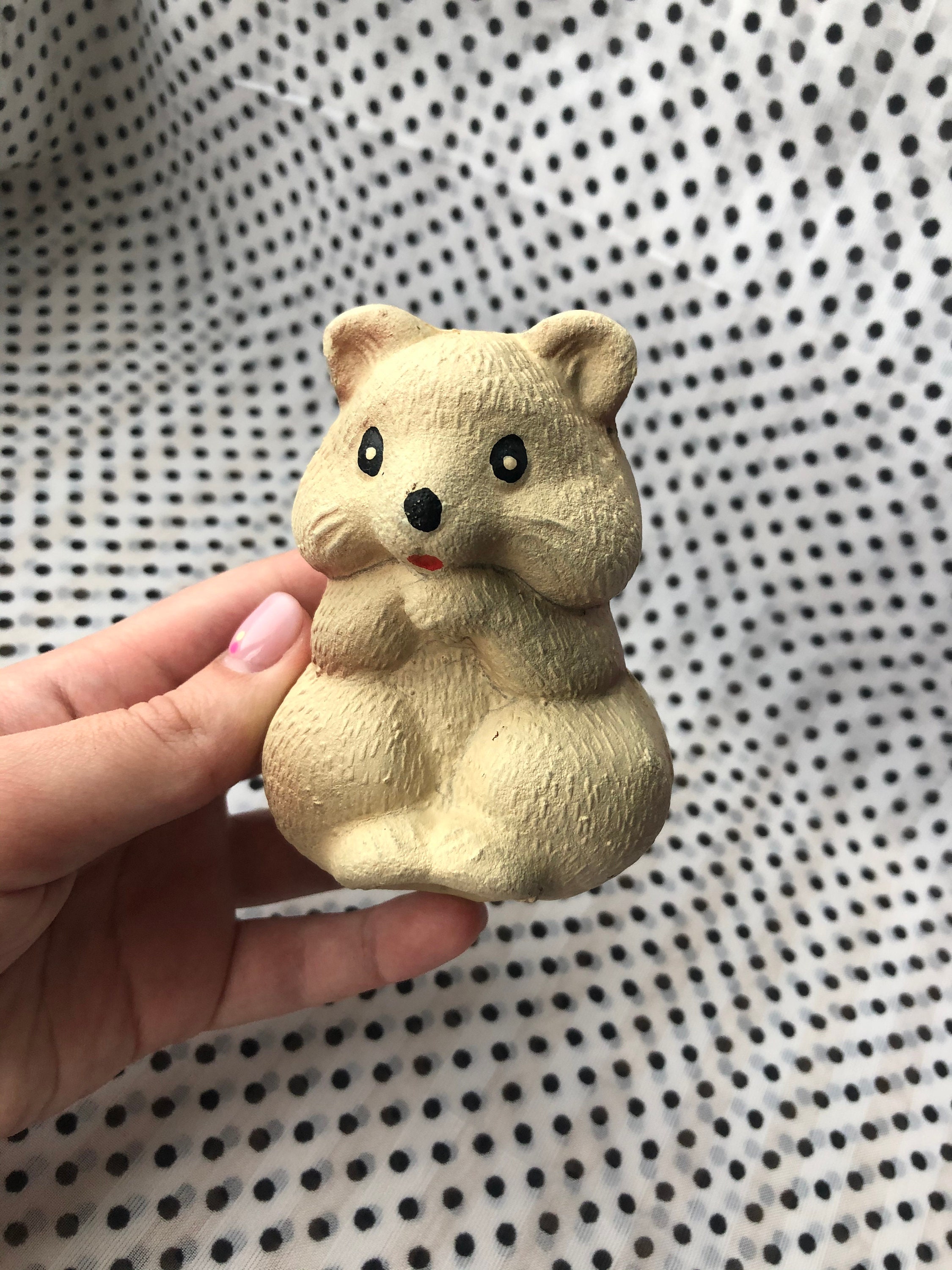 Soviet rubber toy vintage toy hamster toy hamster USSR Etsy