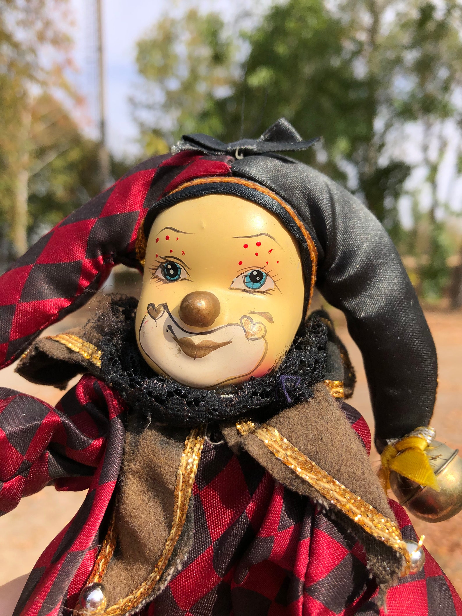 Clown Porcelain Clown Vintage Porcelain Clown Doll Soft Body Etsy