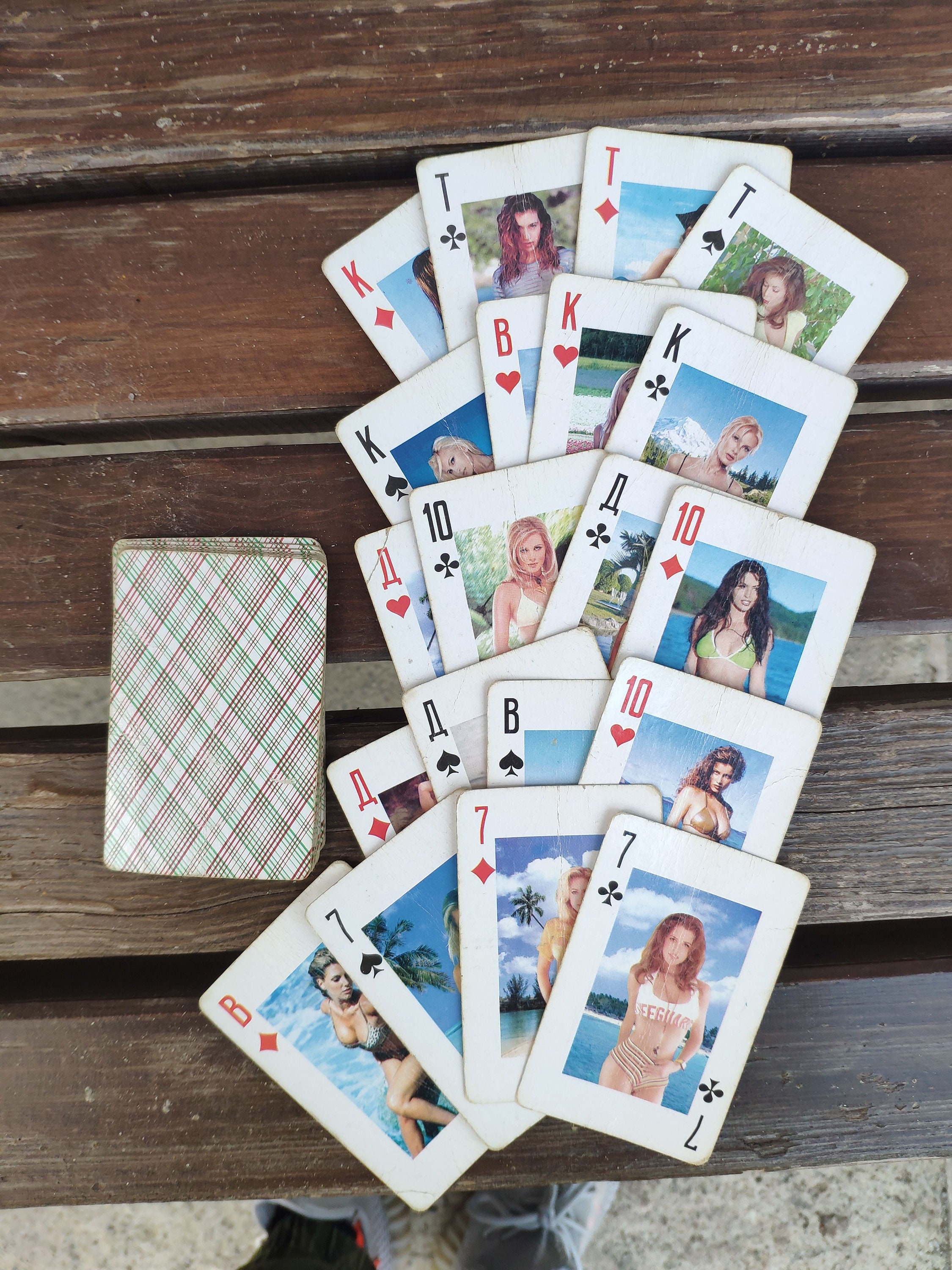 Erotic playing cards Playboy Nude girls ladies Set of 36 cards Etsy