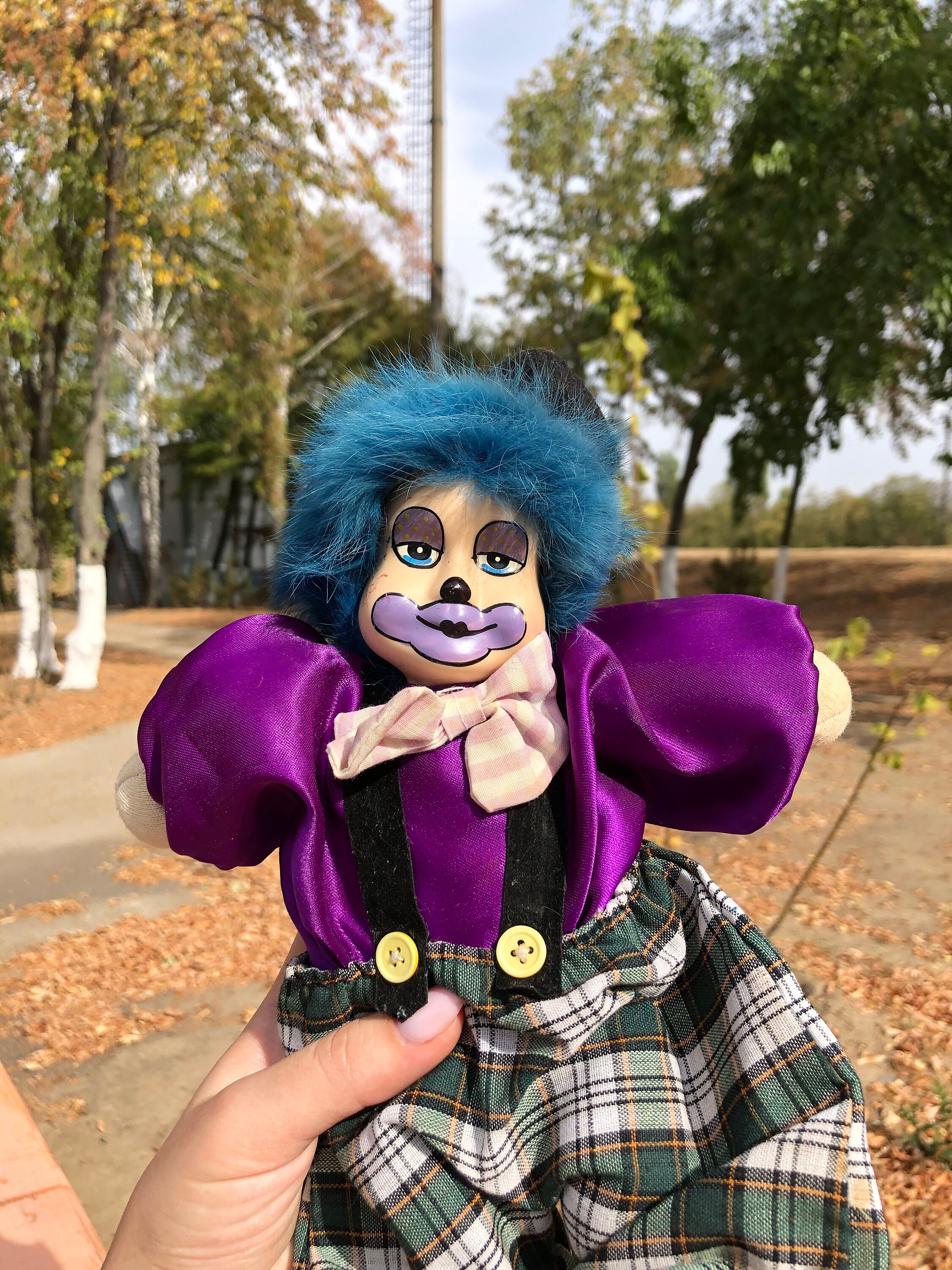 Clown Porcelain Clown Vintage Porcelain Clown Doll Soft Body Etsy