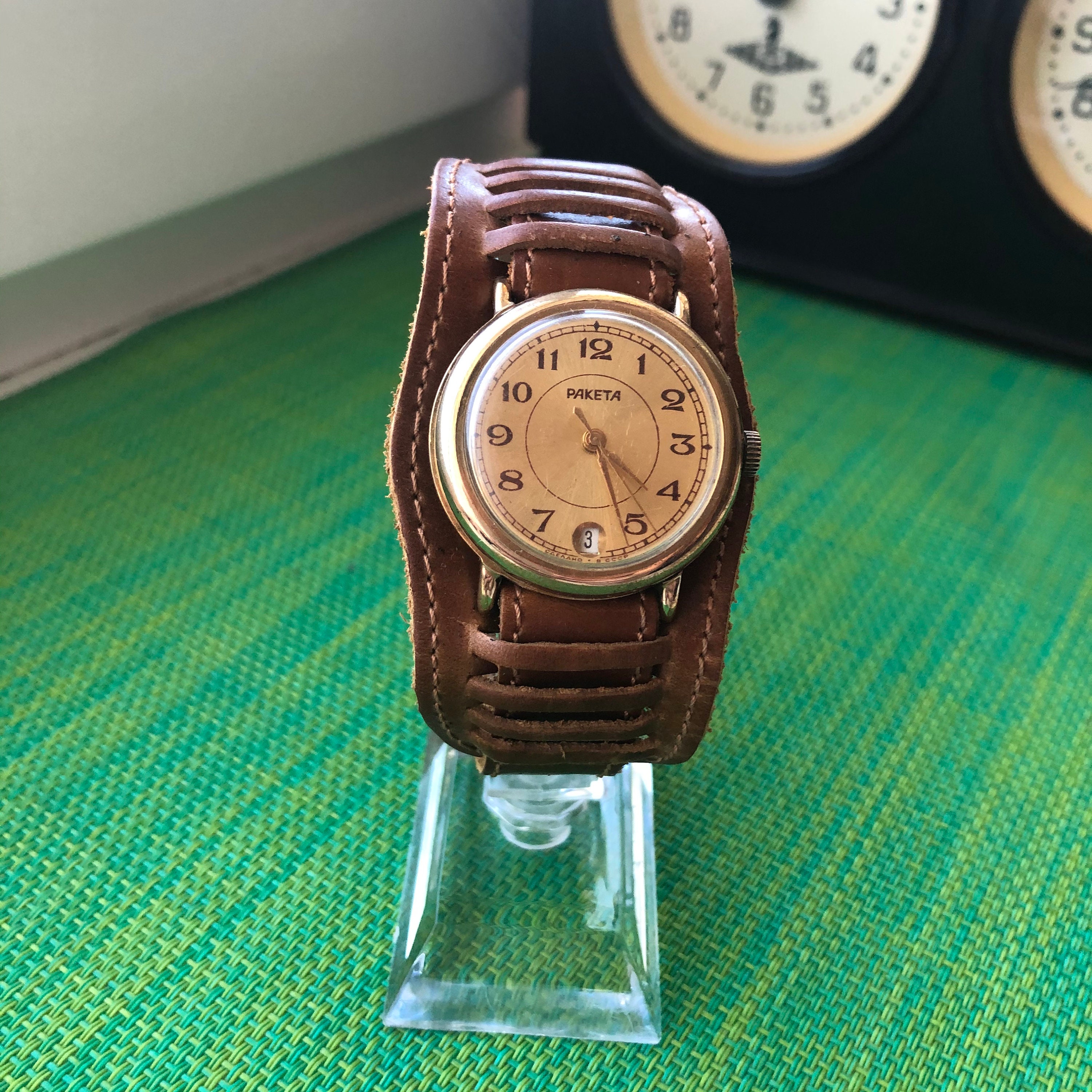 Men's Vintage Watch Watch With Calendar USSR Watch Etsy