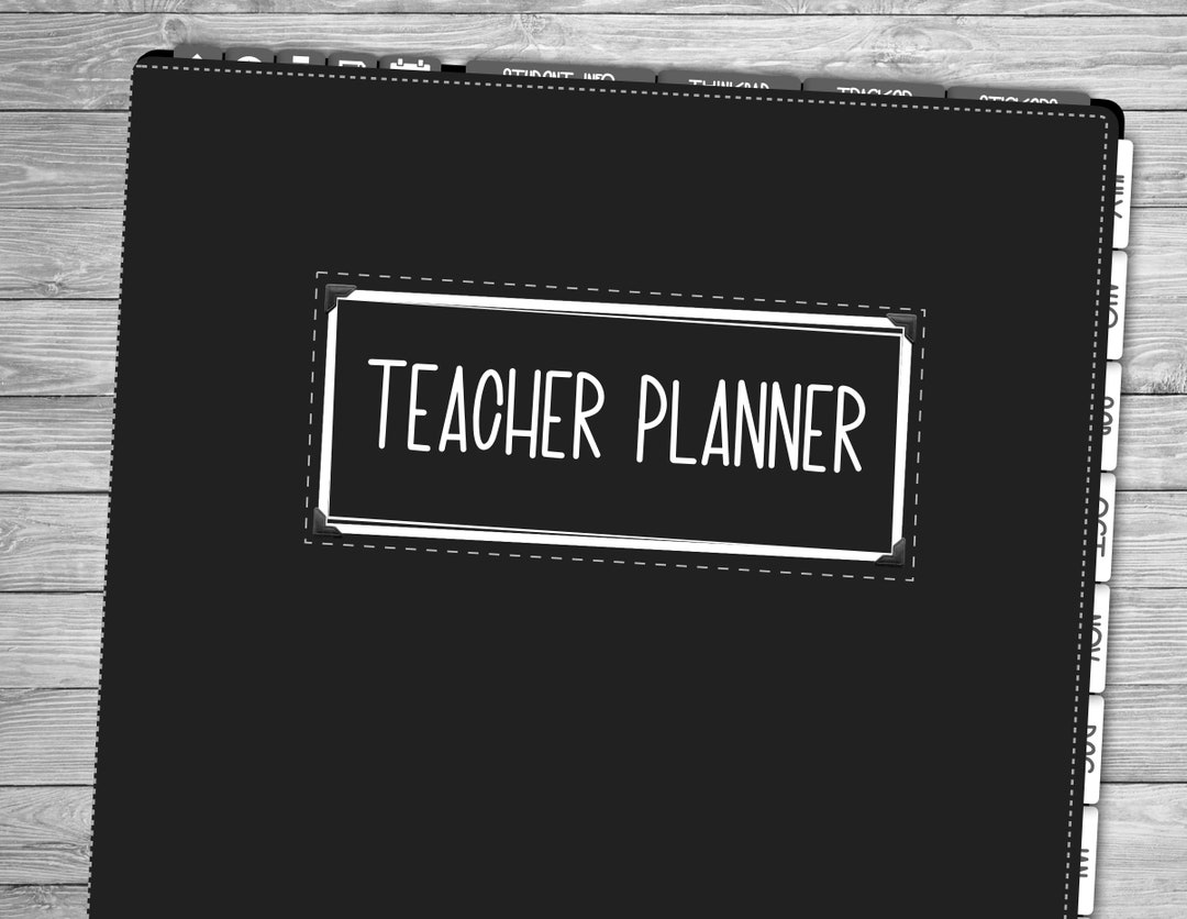 UNDATED Minimalist Digital Teacher Planner - Etsy